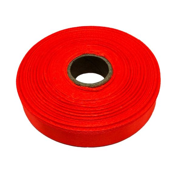 Атласна стрічка "Помаранчевий Неон" АБ-623 ширина 1,2 см, довжина 23 метри