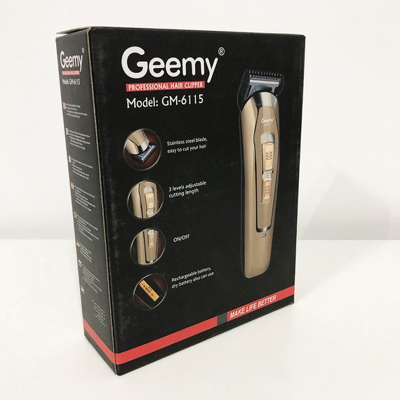 Електробритва з насадками для бороди GEMEI GM-6115 Машинка для стрижки OG-143 волосся домашня | Зображення 3