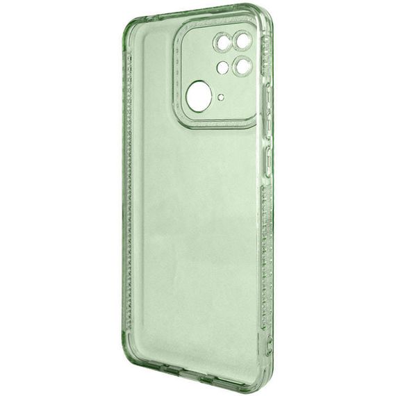 Чехол TPU Starfall Clear для Xiaomi Redmi 10C Зеленый | Зображення 1