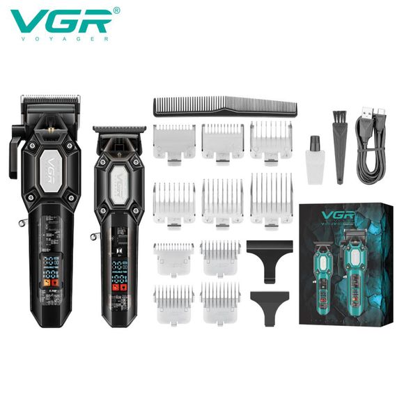 Машинка для стрижки волос с мотором VGR 2 в 1 VGR V-600 V-900, Набор для стрижки волос на аккумуляторе ND-83 | Зображення 1