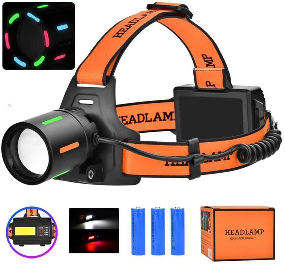 Ліхтар налобний з вбудованим Power Bank, XPRO, BL-T67-TG (47283-T67_265) | Зображення 2