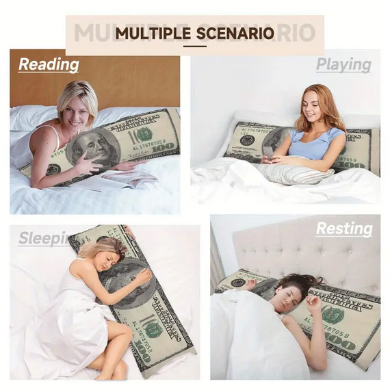 Подушка у формі долара 3D, оригінальний подарунок для дітей і дорослих | Зображення 9