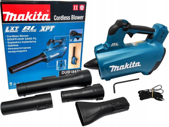 Повітродув акумуляторний Makita DUB184Z (52 м/с, 13 м3/хв, LXT, без акумуляторів та зарядного пристрою) | Зображення 5