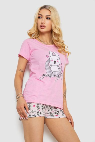 Пижама женская, цвет розовый, 243R50714 | Зображення 2