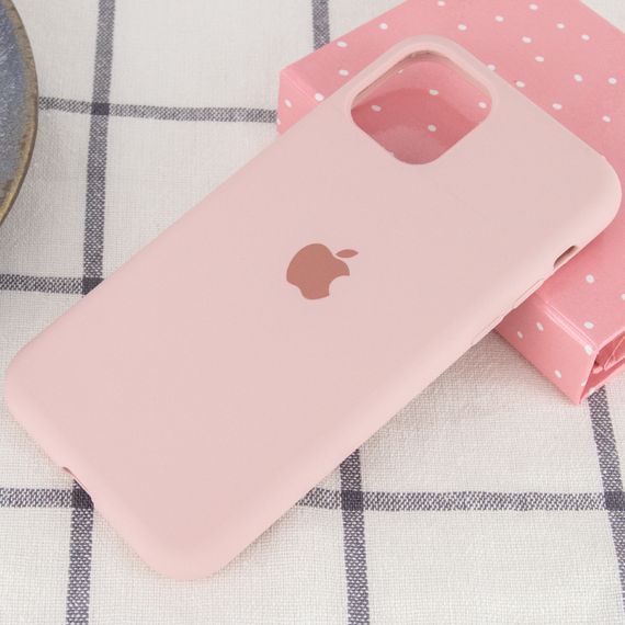 Чохол Silicone Case Full Protective (AA) для Apple iPhone 11 Pro (5.8") Рожевий/Pink Sand | Зображення 1