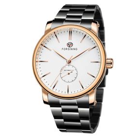 Годинник Fo2rsining 8214 Rose Gold-White