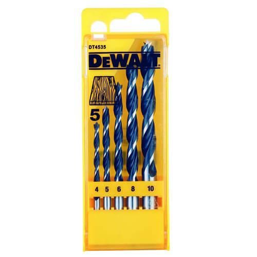 Набір спіральних свердлів 10шт DeWALT DT4535