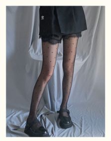 Колготки женские Горошек 6253 черные