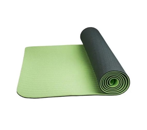 Килимок для йоги та фітнесу Power System PS-4060 TPE Yoga Mat Premium Green (183х61х0.6) (4060GN-0) | Зображення 4