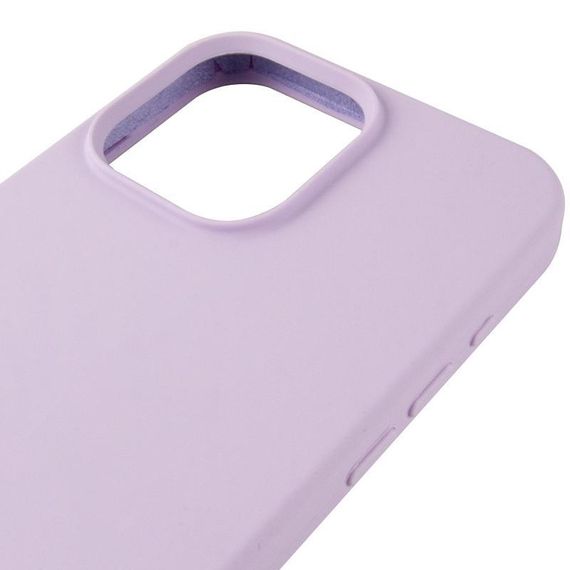 Чохол Silicone Case (AA) Logo with MagSafe для Apple iPhone 14 Pro Max (6.7") Блакитний / Lilac Blue Бузковий / Lilac | Зображення 3