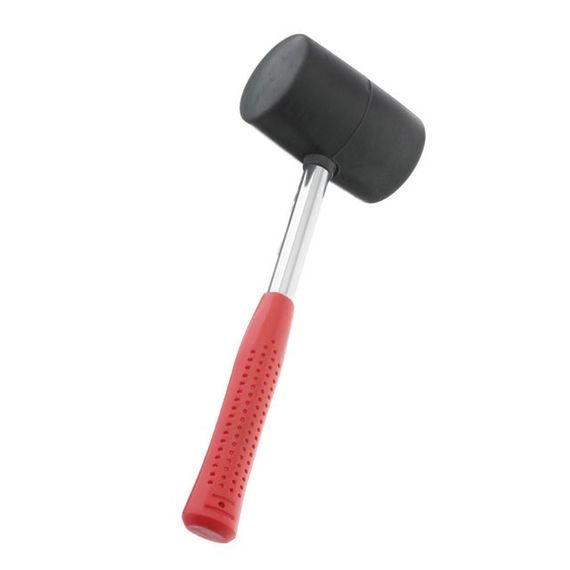 Киянка гумова 680 г, чорна INTERTOOL HT-0232 | Зображення 1