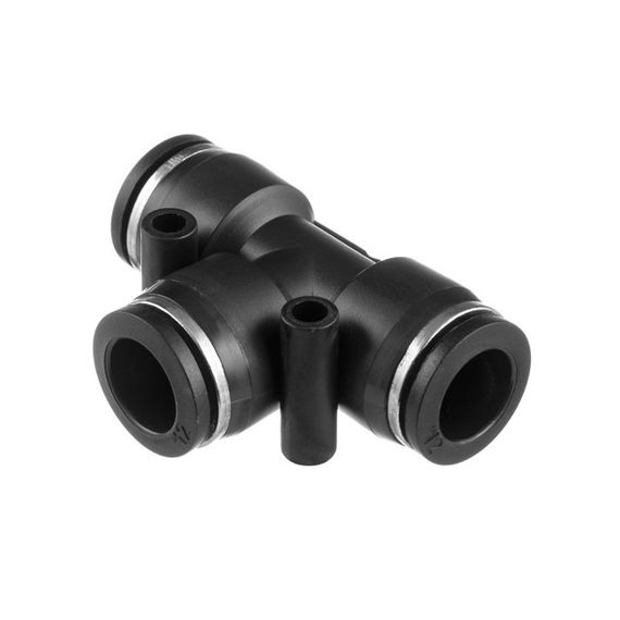 Цангове з'єднання Т-подібне для поліуретанових та ін. шлангів 12 мм INTERTOOL PT-2349