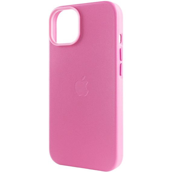 Шкіряний чохол Leather Case (AA Plus) with MagSafe для Apple iPhone 12 Pro Max (6.7") Pollen | Зображення 5