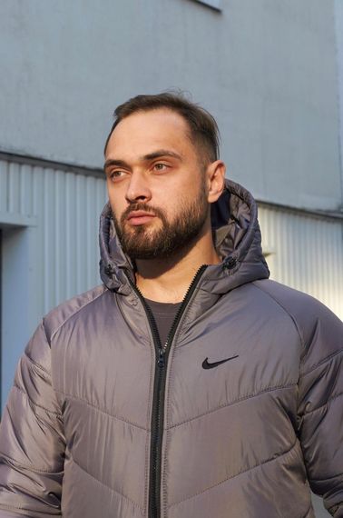 Куртка Nike сіра | Зображення 4