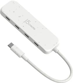 Хаб J5create JCH345EW-N USB-C на 4 USB-С, Білий