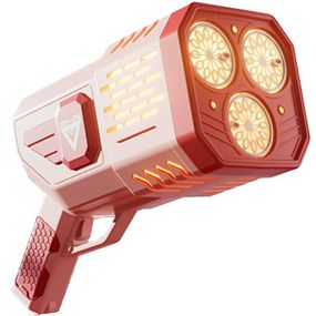 Пістолет з мильними бульбашками SHT 333-16 на 36 отворів + 2xbottle 150ml Pink