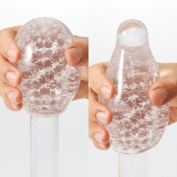 Мастурбатор Tenga Geo Aqua Clear, новий матеріал, ніжні хвилі | Зображення 2