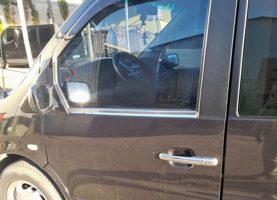 Окантовка стекла (2 шт, нерж) для Mercedes Vito W638 1996-2003 гг | Зображення 1