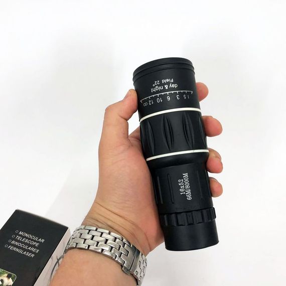 Монокуляр Bushnell 16x52 PowerView монокль, Бушнел, підзорна труба з чохлом XE-53
