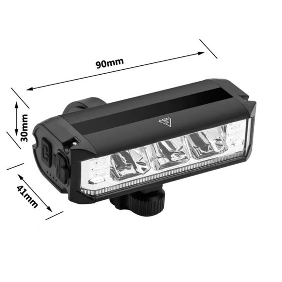 Велофара потужна WZ-317 EOS610-3LED, 900LM | Зображення 5