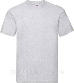 Футболка Fruit of the Loom Valueweight Fitted Сірий Меланж XL