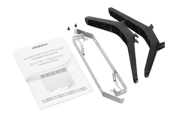 Конвектор ARDESTO напольный/настенный 1500 Вт, площадь обогрева 15 кв.м., Черный (CH-1500MCA) | Зображення 7