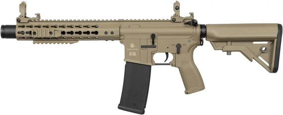 Страйкбольна гвинтівка Evolution Recon 10 Amplified Carbontech AEG 6 мм Tan | Зображення 2