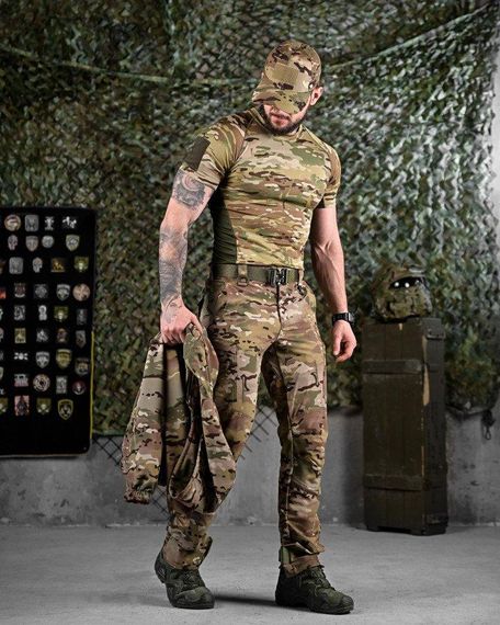 Літній еластичний тактичний костюм hunger 5в1 мультикам ДЛ7083 | Зображення 9