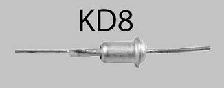 Д818А Стабілітрон 10V (9...10,8 V, 0,01А)  Корпус КД8 | Зображення 1