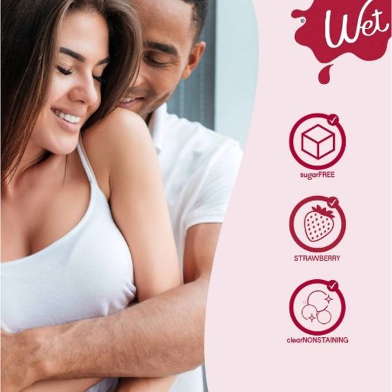 Съедобный лубрикант со вкусом клубники Wet Strawberry, 118 мл sexstyle | Зображення 6