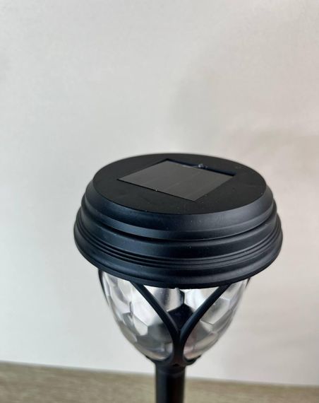 Садові світильники на сонячній батареї Solar Lawn Lamp SB-26 6 шт LED ліхтарі для доріжок та газону Чорний | Зображення 3