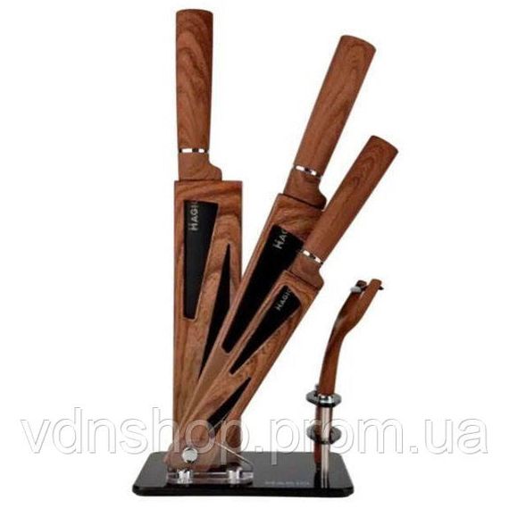 Хорошие ножи для поваров Magio, Бюджетные кухонные ножи, Набор ножей для новой кухни QO-64 | Зображення 5