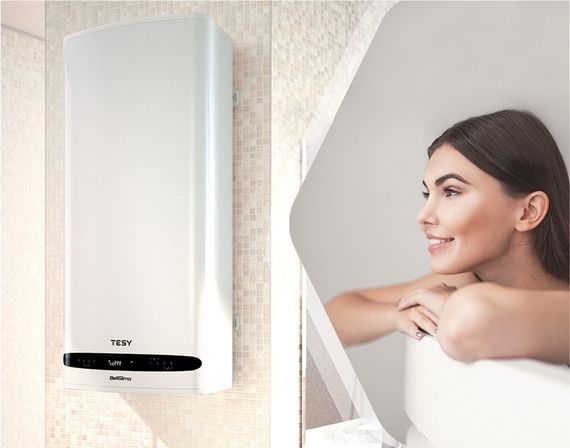 Водонагрівач TESY Bellislimo Cloud GCR 502722 E31 ECW Wi-Fi 50 л, 2,2 кВт, "мокрий" ТЕН, універсальний, прямокутний, білий (304766) | Зображення 2