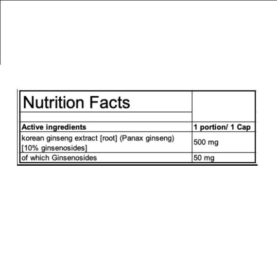 Натуральная добавка для спорта Trec Nutrition Korean Ginseng 90 Caps | Зображення 1