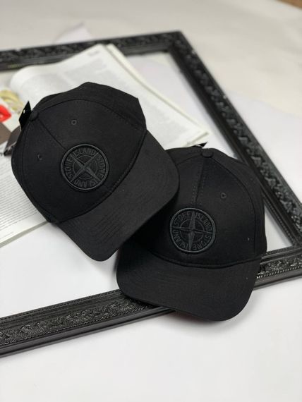 Кепка Stone Island black on black c008 | Зображення 4