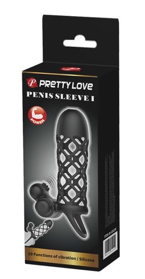 Насадка з вібрацією Pretty Love-Penis sleeve I, BI - 026236 Sex Aura | Зображення 7