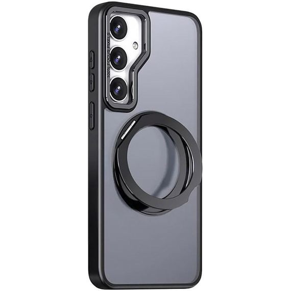 Чехол TPU+PC Aura Fold для Samsung Galaxy S24 FE Black | Зображення 2