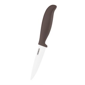 Кухонний ніж Ardesto Fresh 10см, кераміка, пластик, коричневий (AR2120BR)