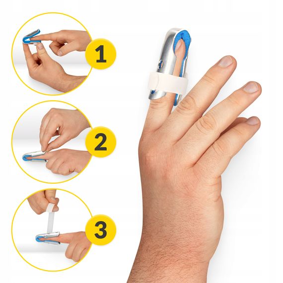 Фіксатор (бандаж) для пальця руки 4FIZJO MED 1 шт Size S (P-5905973407397) | Зображення 3