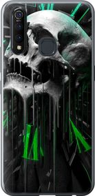 Чехол на Vivo Z5X Череп-часы "4100u-1765-17620"