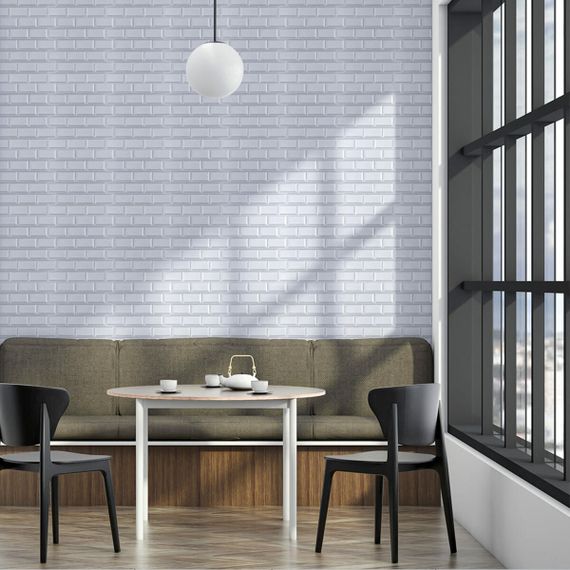 Декоративна ПВХ плитка на самоклейці цегла 300х300х5мм, ціна за 1 шт. (СПП-501) SW-00000665 | Зображення 4