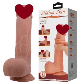 Фалоімітатор на присосці, з ефектом ковзної шкіри LyBaile - Sliding Skin 9,2'', BW-008040LP-1 Sex Aura
