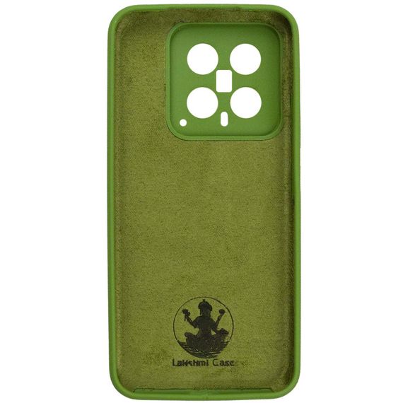 Чохол Silicone Cover Ummi Lakshmi Full Camera (AA) для Xiaomi 14 Зелений / Dark green | Зображення 2