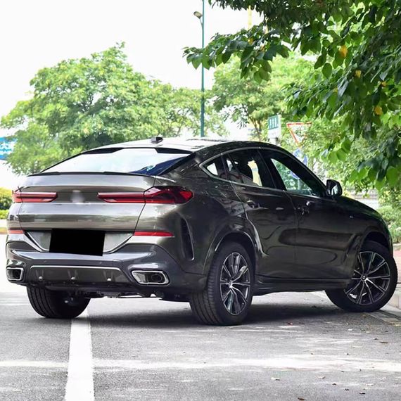 Спойлер крышки багажника Сухой карбон V3 для BMW X6 G06 2019- гг | Зображення 1