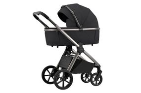 Коляска универсальная CRL-6530 "Omega" Absolute Black 2в1 CARRELLO