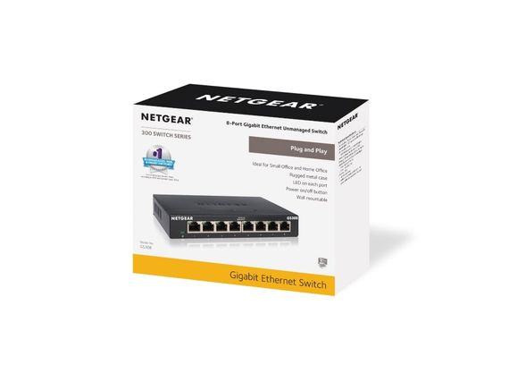 Коммутатор NETGEAR GS308 8xGE, неуправляемый (GS308-300PES) | Зображення 9
