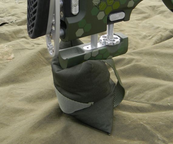 Мішок для стрільби під приклад прямокутний стрілецький 125 на 180 мм олива | Зображення 1