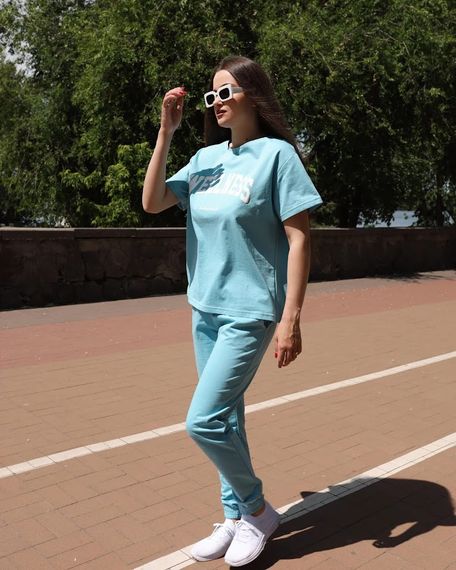 Костюм жіночий Носи своє 52 Блакитний (p-10272-123789) | Зображення 1