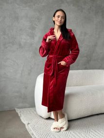 Женский махровый халат (2669/6) XL