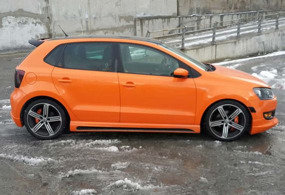 Боковые Пороги DPT V-4 (Грунтованные под Покраску) для Volkswagen Polo 2010-2017 гг | Зображення 2